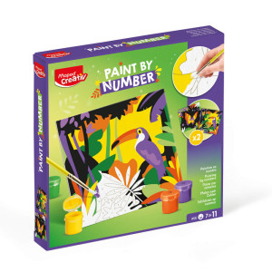Maped Creativ malowanie po numerach papuga/motyl 