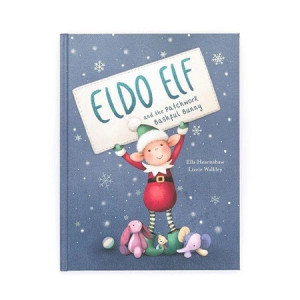 Jellycat „Eldo Elf and the Patchwork Bashful Bunny” Książeczka dla Dzieci 