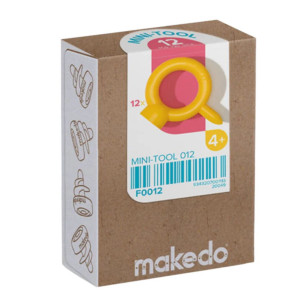 Makedo Zestaw 12 szt.mini narzędzi Makedo (F0012) 