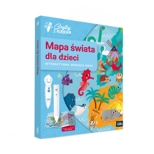 Czytaj Z Albikiem Mapa świata dla dzieci 4+ 