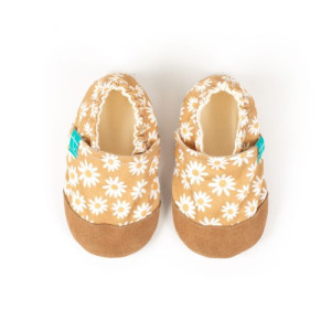 Titot Kapcie dziecięce, rozmiar 27, kwiatki BEIGE DAISY 