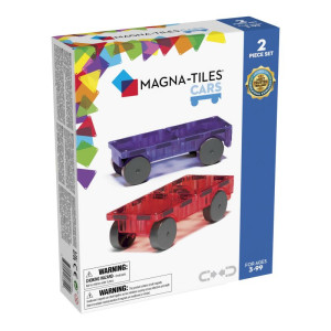 Magna-tiles MAGNA-TILES® Zestaw do rozbudowy Cars 2 el. Czerwony i Fioletowy 