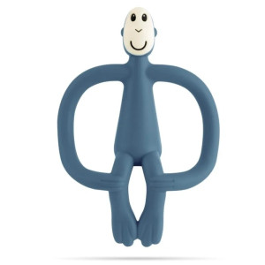 Matchstick Matchstick Monkey Gryzak kojący ze szczoteczką Małpka - granatowy 