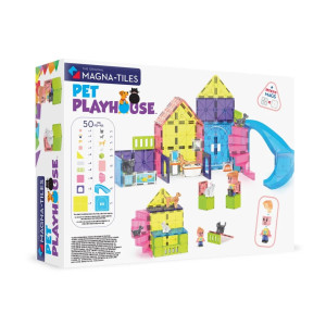 Magna-tiles MAGNA-TILES® Klocki Magnetyczne Pet Playhouse 50 el. 1093 - uniwersalny MAGNA-TILES® 