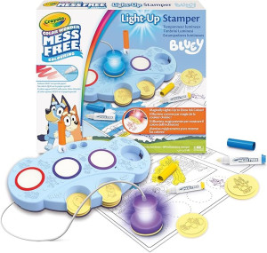 Crayola Crayola Podświetlane stemple dla dzieci niebrudzące Color Wonder Mess Free Bluey 3+ 