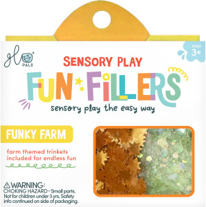 Glo Pals Glo Pals - FARMA Fun Fillers Wkład, figurki, brokaty do słoików, zabaw sensorycznych 