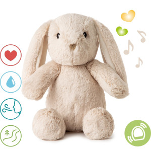 Cloud B Szumiący królik z czujnikiem ruchu i pozytywką - Cloud b® LoveLight Buddies Billy Bunny 