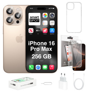 iPhone 16 Pro Max 256GB ZESTAW 7w1 256 GB Tytan pustynny