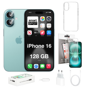 iPhone 16 128GB ZESTAW 7w1 128 GB Berylowa zieleń
