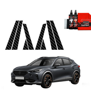 8w1 Folia karbonowa na słupki do Cupra Formentor (2020-2024)