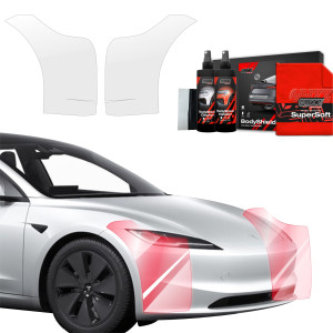 2w1 Folia ochronna na zderzak do Tesla Model 3 (2021-2025)