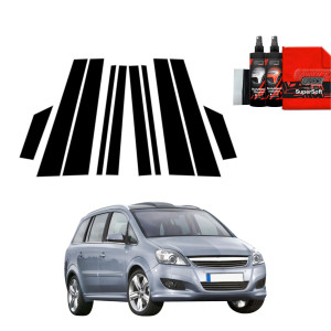 10w1 Czarna folia na słupki do Opel Zafira B Kombi 5D (2010-2014)