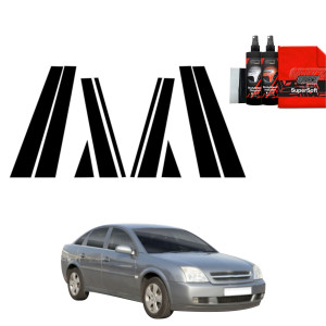 10w1 Czarna folia na słupki do Opel Vectra C Liftback (2002-2005)