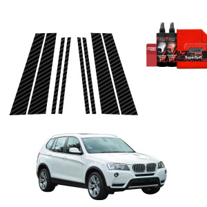 8w1 Folia karbonowa na słupki do BMW X3 F25 (2010-2014)