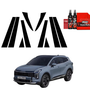 10w1 Czarna folia na słupki do Kia Sportage 5 (2025-2026)
