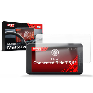 Folia antyodciskowa na ekran BMW Connected Ride 7 matowa Grizz