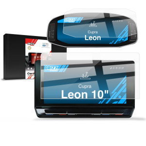 Folia ceramiczna na ekran Cupra Leon 10" (2020-2024) Grizz 2w1