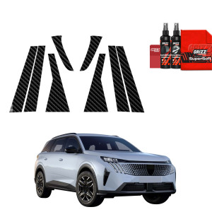 8w1 Folia karbonowa na słupki do Peugeot 5008 (2025-2026)