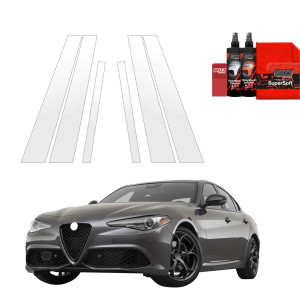 6w1 Folia ochronna na słupki do Alfa Romeo Giulia (2023-2026)