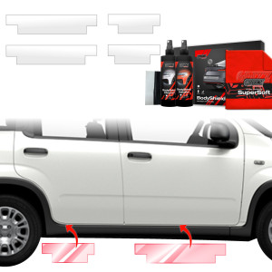 4w1 Folia ochronna na progi do Fiat Panda (2020-2026)
