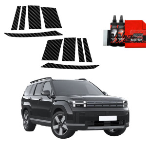 10w1 Folia karbonowa na słupki do Hyundai Santa Fe (2023-2026)