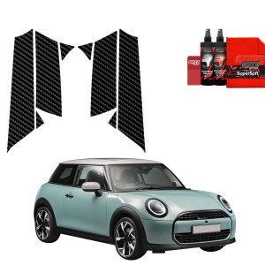 8w1 Folia karbonowa na słupki do Mini Cooper S (2023-2026)