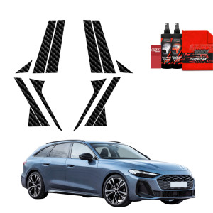 12w1 Czarna folia na słupki do Audi A5 B10 Avant (2025-2026)