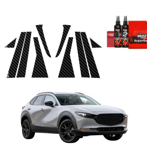 10w1 Folia karbonowa na słupki do Mazda CX-30 (2026)