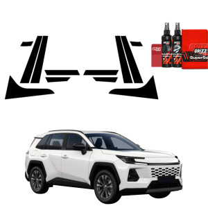 12w1 Czarna folia na słupki do Toyota RAV4 (2026)
