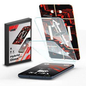 2-PAK Szkło hybrydowe z aplikatorem do Oppo Reno 8T Grizz Easy