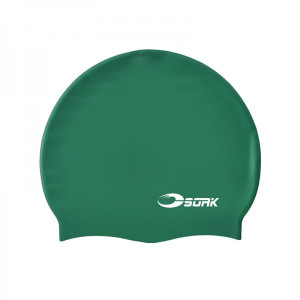 Badmössa Mörkgrön Silicone Senior - Soak
