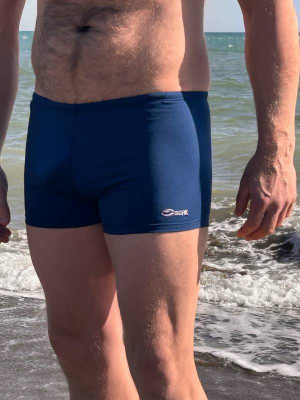 Badbyxor Classic Boxer Blå Från Soak (Storlek: 32")