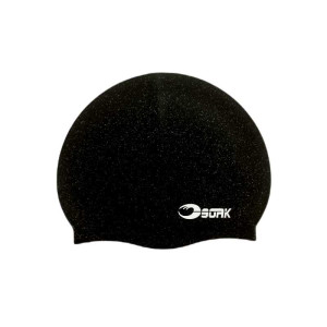 Badmössa Svart Recycled Silicone Cap - Soak