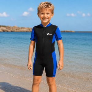 Våtdräkt Barn Aqua Pro Blå/svart - Soak (Storlek:: 6-7 År)