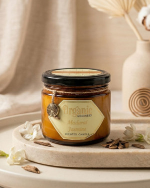Naturalna świeca sojowa Organic Goodness - Jaśmin 200g