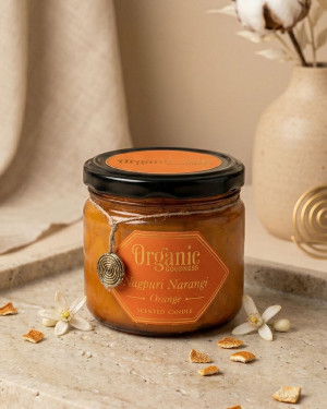 Naturalna świeca sojowa Organic Goodness - Pomarańcza 200g