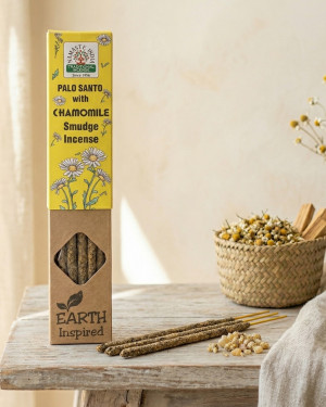 Namaste India rzemieślnicze naturalne kadzidła - Palo Santo z Rumiankiem