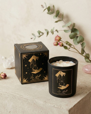 Świeca sojowa manifestacyjna Love Spell – Róża & Piwonia