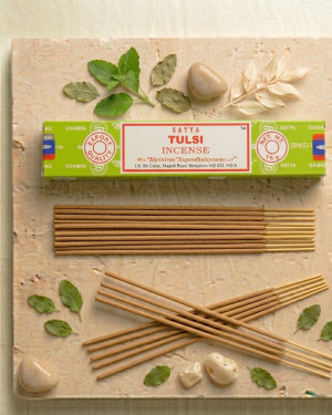 Satya - Indyjskie kadzidełka Tulsi naturalne handmade