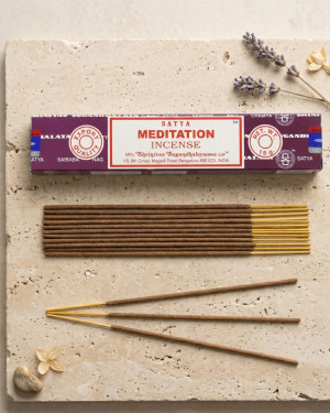 Satya - Indyjskie kadzidełka Meditation naturalne handmade Medytacja