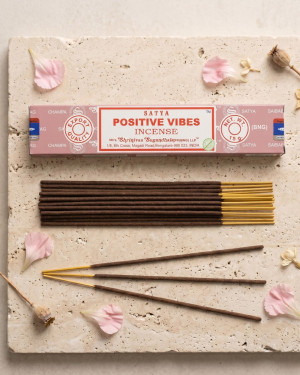 Satya - Indyjskie kadzidełka POSITIVE VIBES naturalne handmade