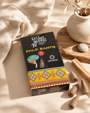 Tribal Soul kadzidełka stożkowe z przepływem zwrotnym - Palo Santo