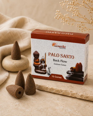Kadzidełka Stożkowe Backflow Aromatika – Palo Santo
