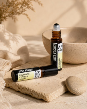 Mieszanka olejków eterycznych z rollerem Just Focus! - Rozmaryn, cyprys, cytryna 10ml