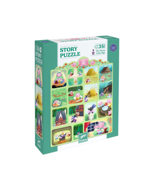Djeco - puzzle Trzy małe świnki 35 elementów