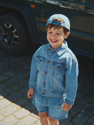 Konges Sløjd - stylizacja chłopięca Magot Denim Blue