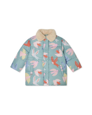 Długa kurtka puchowa Stella McCartney Birds