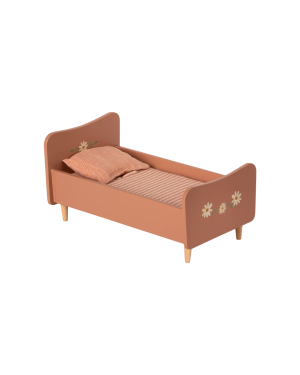 Maileg - drewniane łóżeczko Mini Rose