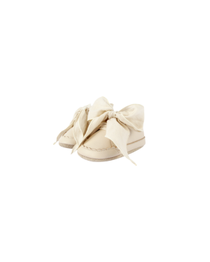 Donsje - buciki niemowlęce Lonny Sneakers Cream Leather