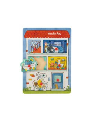 Puzzle sensoryczne Moulin Roty z dźwiękiem